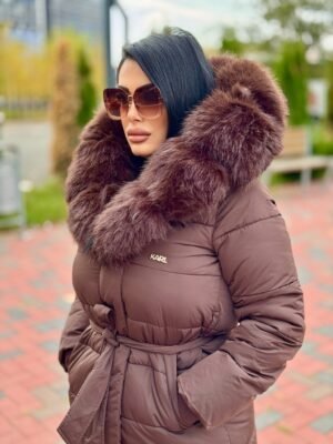 Geaca KRL blana MARO lung