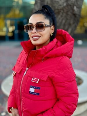 Geaca TMMY scurt ROSU